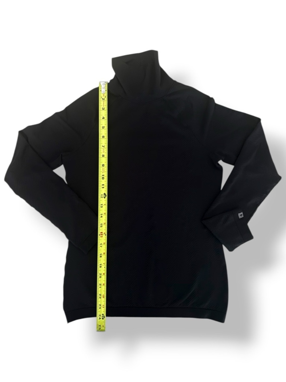 FIGS Threads for Threads Black Seamless Mock Neck Long Sleeve Underscrub M - Picture 4 of 8